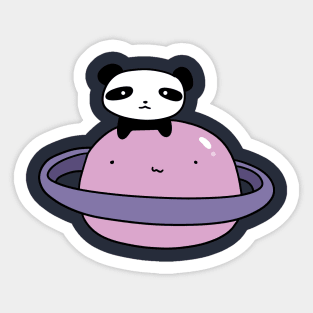 Saturn Panda Sticker